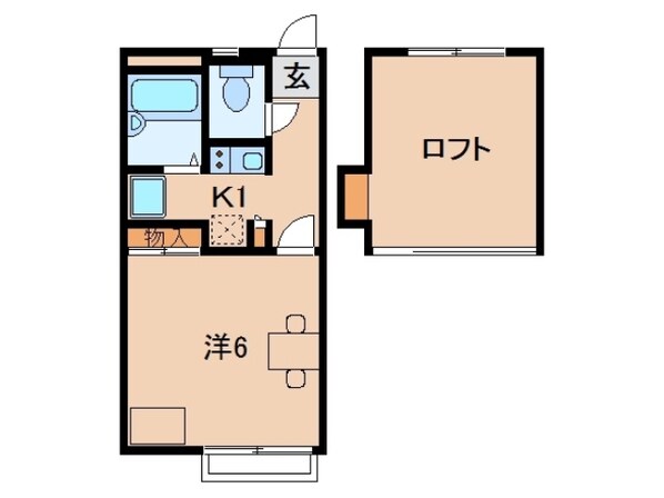 小雑賀マンションの物件間取画像